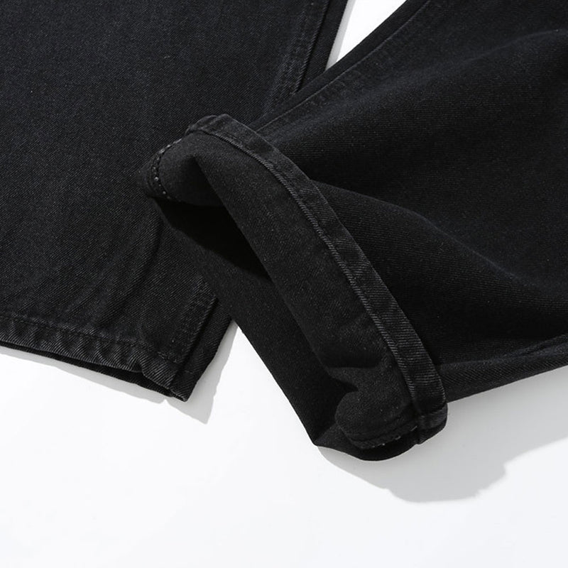 Jeans Men's plus Size Retro Sports Trousers Baggy Straight Trousers Casual Trousers Men Jeans