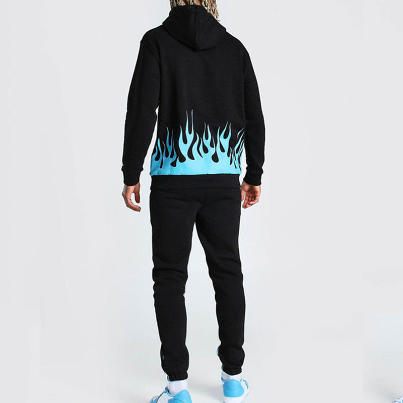 Men's Sports Hoodie Men Sweatshirts Fitness Male's Hoodies Muscle Fall Winter Hooded Sports Outdoor Leisure Suit