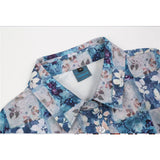 Men T Shirt Summer Casual Top Long Sleeve Shirt Men's BF Idle Style Fashion Brand Street Casual Trend Personality Printed Shirt