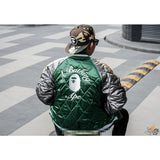 A Ape Print Jacket Winter Baseball Cotton Clothing Cotton Coat Men's Clothing