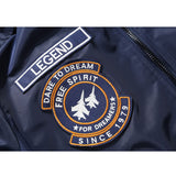 Varsity Jacket for Men Baseball Jackets Autumn Pilot Jacket Men's Air Force Baseball Uniform Large Size Loose