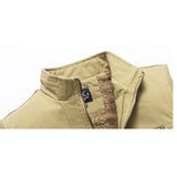 Men's Vest Casual Sleeveless Jacket Men Jacket Autumn and Winter Vest Fleece-Lined Warm and Comfortable Vest Men's Sports