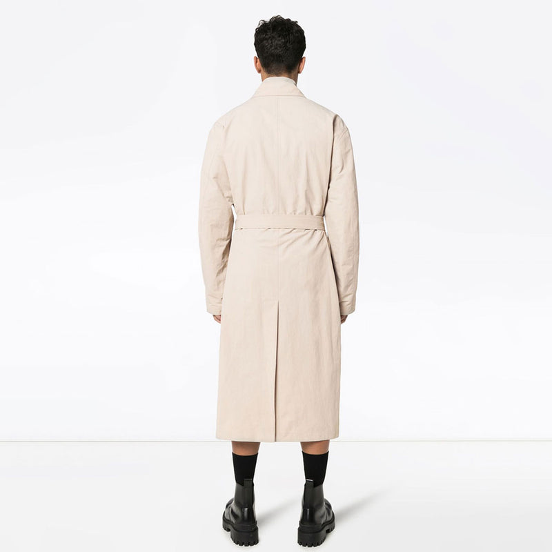 Men's plus Size Men's Mid-Length Trench Coat Long Solid Color Polo Collar Overcoat Men Winter Outfit Casual Fashion