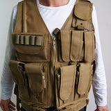 Tactics Style Men's Outdoor Vest Tactical Vest Multifunction Tactical Vest Military Fans Training Suit