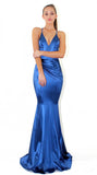 Bohemian Chic Wedding Dress New Women's Dress Sexy Deep V Sling Solid Color Formal Dress