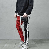 Stacking Jeans Slim Trouser Skinny Jean Men's Casual Multicolor Sweatpants Slim Fit Trousers