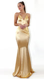 Bohemian Chic Wedding Dress New Women's Dress Sexy Deep V Sling Solid Color Formal Dress