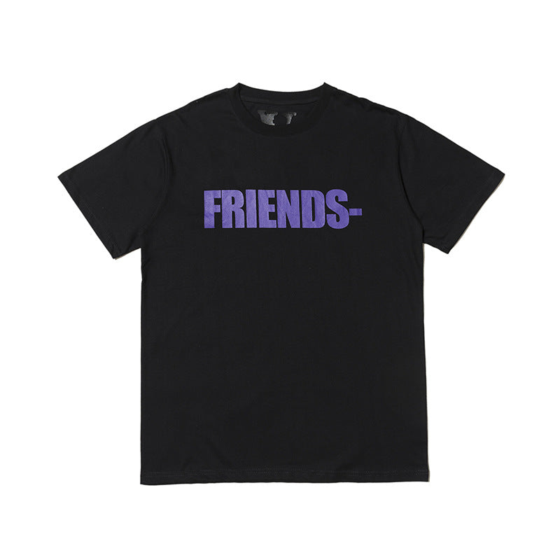 Vlone T shirt Juice WRLD Life V Printed Short Sleeve Tee