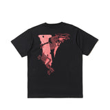 V Lone T Shirt Fujiwaro Joint Name Short Sleeve T-shirt Printed Friends High Street Hip Hop Men and Women Half Sleeve