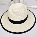 Italian Fedora Hats Straw Hat Female Seaside Beach Hat Hat