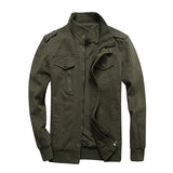 Men Fit Bomber Jacket Windbreaker Moto Street Coat for men Spring and Autumn Casual plus Size Coat Cotton Epaulet Air Force One for men Jacket