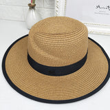 Italian Fedora Hats Straw Hat Female Seaside Beach Hat Hat