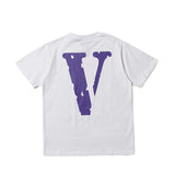 V Lone T Shirt Miami Pop Guerrilla Store Limited Purple Large V Loose Couple Short Sleeve T-shirt