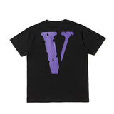 V Lone T Shirt Miami Pop Guerrilla Store Limited Purple Large V Loose Couple Short Sleeve T-shirt