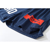 Basketball Shorts Men's Retro Hip Hop Loose Letter Printed Basketball Shorts Men's and Women's