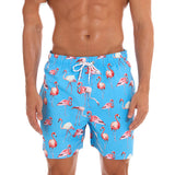 Mens Swim Trunk Summer Loose Printed Sports Shorts Casual Men's Beach Pants