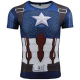 Captain America T Shirt Marvel Avengers 3D Printed T-shirt