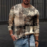 3D T Shirt 3D Geometric Color Matching