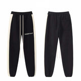 Fog Essentials Pants Early Autumn Double Line Color Matching California Men's and Women's Trousers Casual Pants Striped Sweatpants