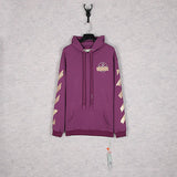 Autumn Off Classic Arrow Strip Pullover Hooded Sweater