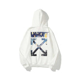Autumn Vast Cosmic Starry Sky Velvet Padded Hooded Sweatshirt Men And Women Same Style