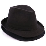 Fedora Hat Men's Fedora Hat Outdoor Hat Middle-Aged and Elderly Men's Top Hat