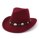 Wester Hats Ethnic Style Woolen Hat for Men and Women Couples' Cap