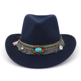 Wester Hats Top Hat Ethnic Style Men Women Couples' Cap