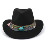 Wester Hats Top Hat Ethnic Style Men Women Couples' Cap
