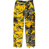 Hip Hop Camoufiage Print Savage Orange Camo Cargo Pants Dafeili Pants Casual Street plus Size Retro Sports Cargo Pants