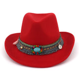 Wester Hats Top Hat Ethnic Style Men Women Couples' Cap