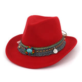 Wester Hats Top Hat Ethnic Style Men Women Couples' Cap