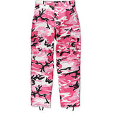Hip Hop Camoufiage Print Savage Orange Camo Cargo Pants Dafeili Camouflage Autumn and Winter Harajuku Style Street All-Match Retro Workwear Pants Tide