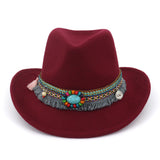 Wester Hats Top Hat Ethnic Style Men Women Couples' Cap