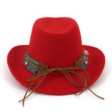 Wester Hats Top Hat Ethnic Style Men Women Couples' Cap