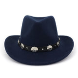 Wester Hats Ethnic Style Woolen Hat for Men and Women Couples' Cap