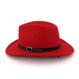 Wester Hats Couples' Cap Simple Woolen Western Cowboy Hat
