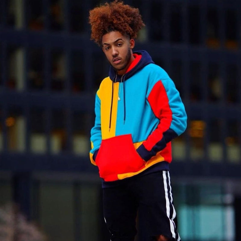 Men's Sports Hoodie Men Sweatshirts Fitness Male's Hoodies Autumn and Winter Loose Hooded Sweater Men's Street Hip-Hop Fashion Coat