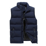 Men's Vest Casual Sleeveless Jacket Men Jacket plus Size Casual Men's Clothing Autumn and Winter