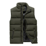 Men's Vest Casual Sleeveless Jacket Men Jacket plus Size Casual Men's Clothing Autumn and Winter