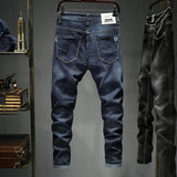 Built-in-Flex Jean Autumn and Winter plus Size Stretch Men's Jeans Men Jeans Big Size