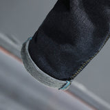 Straight Fit Prospector Jean for Men Baggy Denim Pants Loose Man Stretch Relaxed Jean Autumn Winter Elastic plus Size Straight Men Jeans Big Size Men Jeans