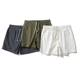 5 Inch Inseam Shorts Shorts Men's Trendy Men's Super Short Shorts Beach Pants Cotton Linen Middle Pants Casual Short-Length Pants