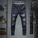 Straight Fit Prospector Jean for Men Baggy Denim Pants Loose Man Stretch Relaxed Jean Autumn Winter Elastic plus Size Straight Men Jeans Big Size Men Jeans