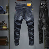 Straight Fit Prospector Jean for Men Baggy Denim Pants Loose Man Stretch Relaxed Jean Autumn Winter Elastic plus Size Straight Men Jeans Big Size Men Jeans