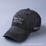 Joe Goldberg Hats Denim Hat Men's and Women's Spring/Summer Autumn Baseball Cap Sports Sun-Proof Peaked Cap