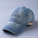 Joe Goldberg Hats Denim Hat Men's and Women's Spring/Summer Autumn Baseball Cap Sports Sun-Proof Peaked Cap