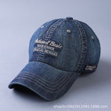 Joe Goldberg Hats Denim Hat Men's and Women's Spring/Summer Autumn Baseball Cap Sports Sun-Proof Peaked Cap