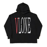 Vlone Hoodie Popular Hooded Pure Cotton Sweater Letter Autumn and Winter Clothing