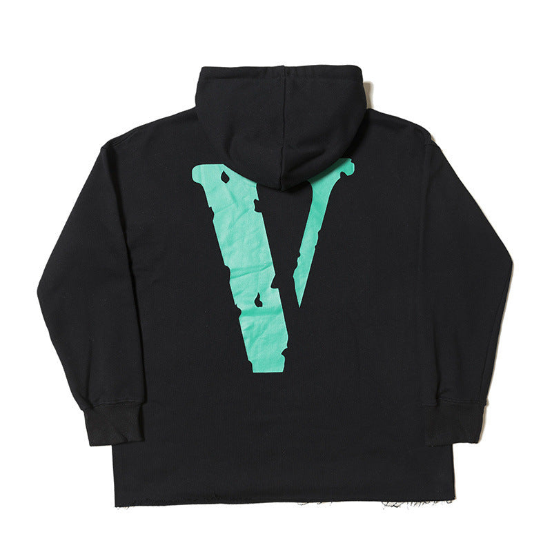 Vlone Hoodie Autumn and Winter Friens Popular Sweater Letter V Hooded Sweater